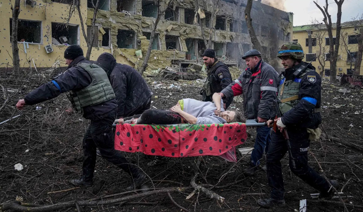 Russia says claim that it bombed a children's hospital are 'fake news'